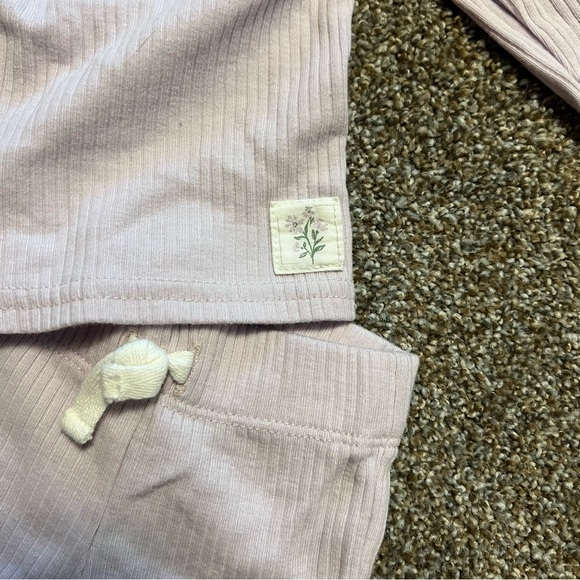 Carter's Lavender Ribbed Baby Set - Picture 3 of 4